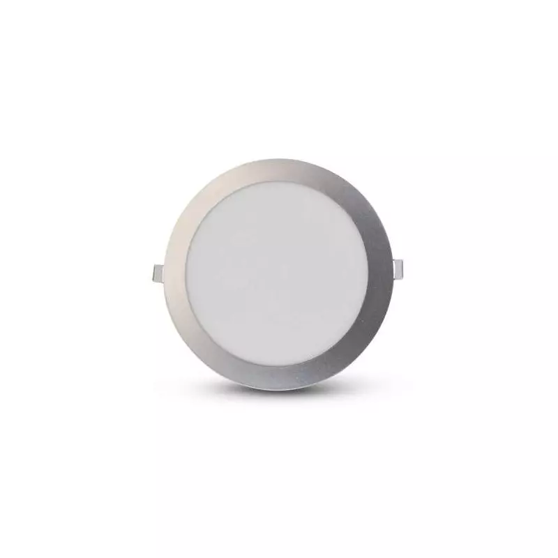 LED PLAFOND  DIAM 225  18 W  3000K  ALU GRIS