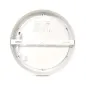 Plafonnier LED AC220-230V 18W 1400lm 120° Etanche IP40 IK08 Ø224mm - Blanc Chaud 3000K