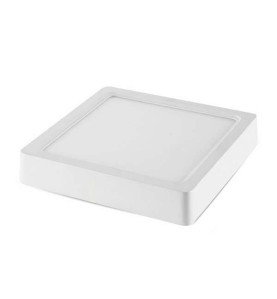 Plafonnier de surface LED 12W carré 170mmx170mm - Blanc Naturel 4500K