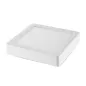 Plafonnier de surface LED 18W carré 220mmx220mm - Blanc Chaud 2800K