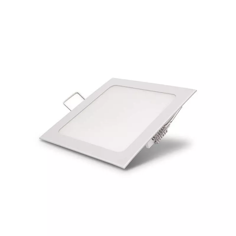 Spot LED 12W 840lm (96W) Blanc Carré 166mmx166mm - Blanc du Jour 6000K