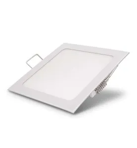 Spot LED 12W 840lm (96W) Blanc Carré 166mmx166mm - Blanc du Jour 6000K