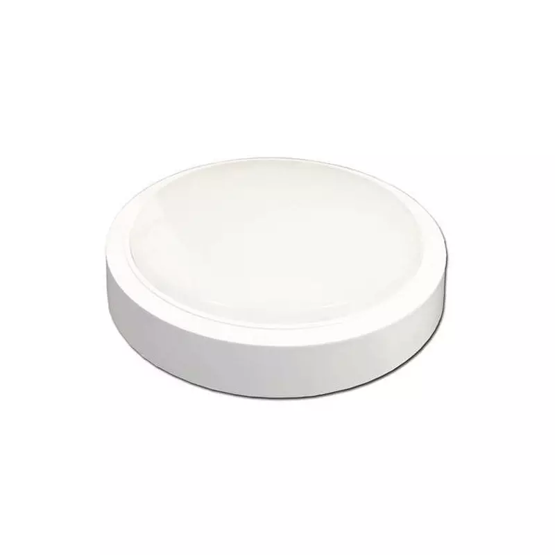 Plafonnier de surface LED 15W rond ∅250mm Blanc - Blanc du Jour 6000K