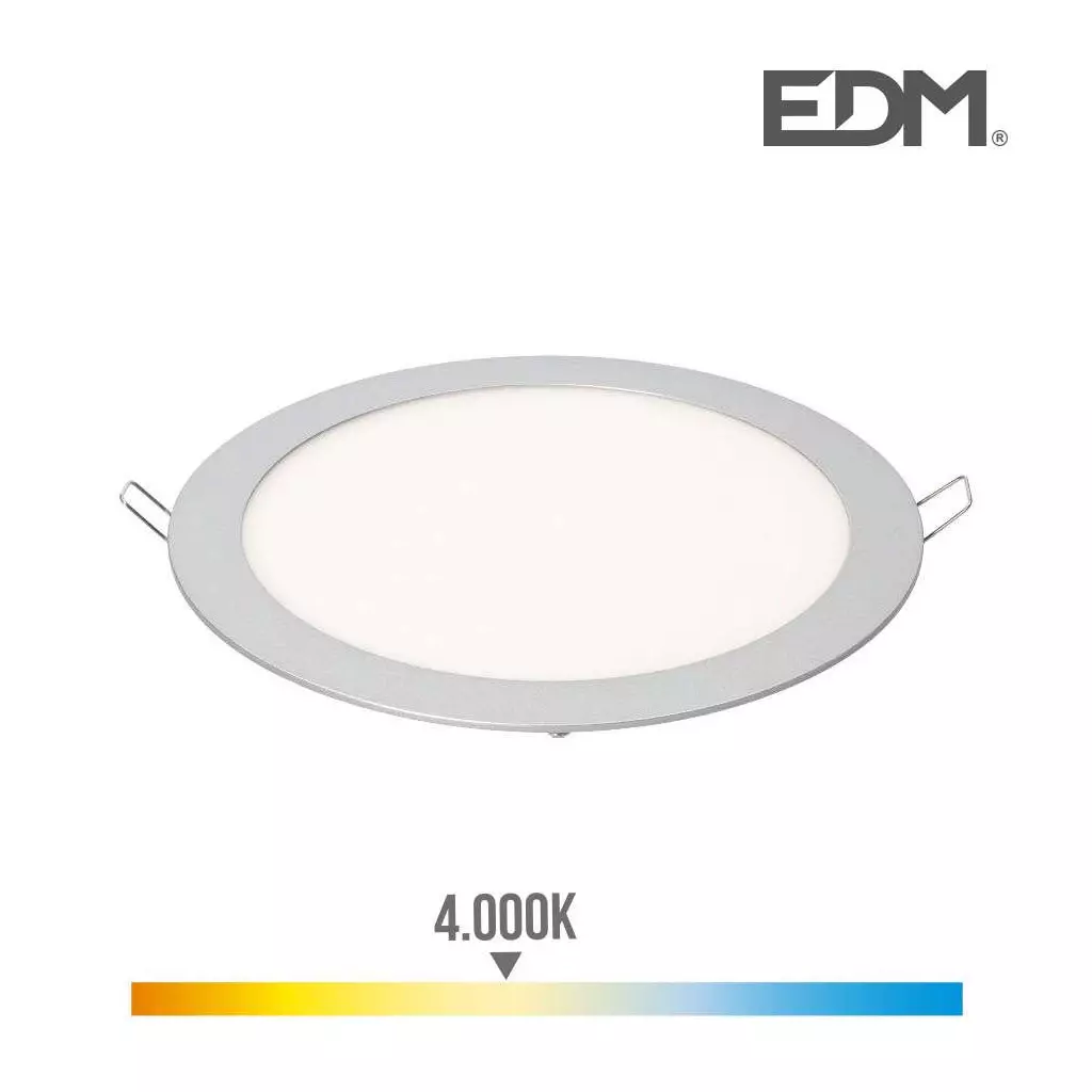 Spot LED encastrable EDM - 20W - 1500lm - 4000K - Chromé - 31573 - Espace  Bricolage