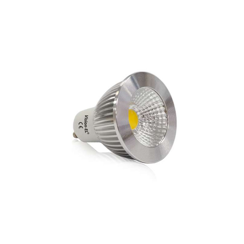 Ampoule LED GU10 6W 490lm 75° Ø50mmx66mm - Blanc Chaud 3000K