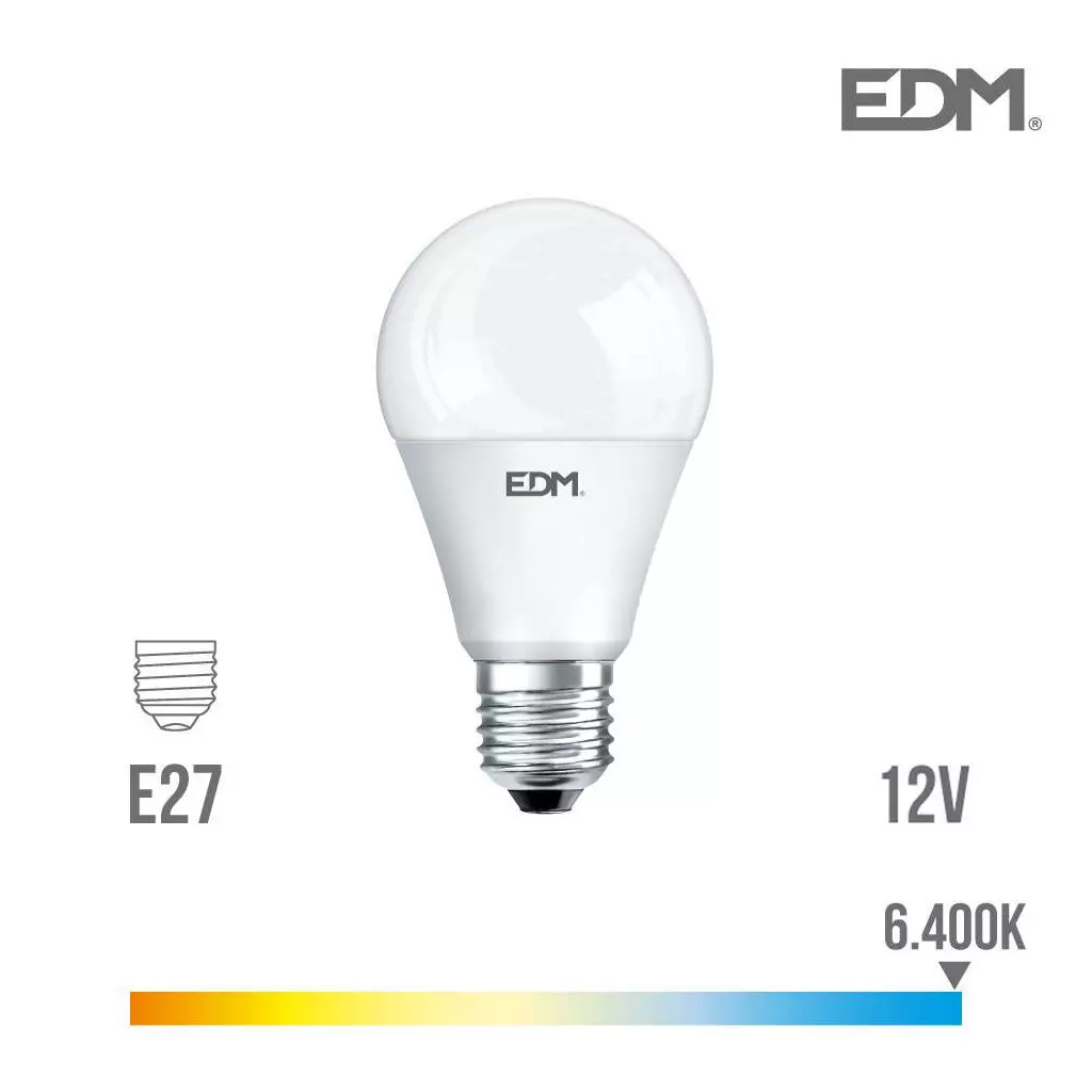 Ampoule LED 3W - 12V/24V - culot E27