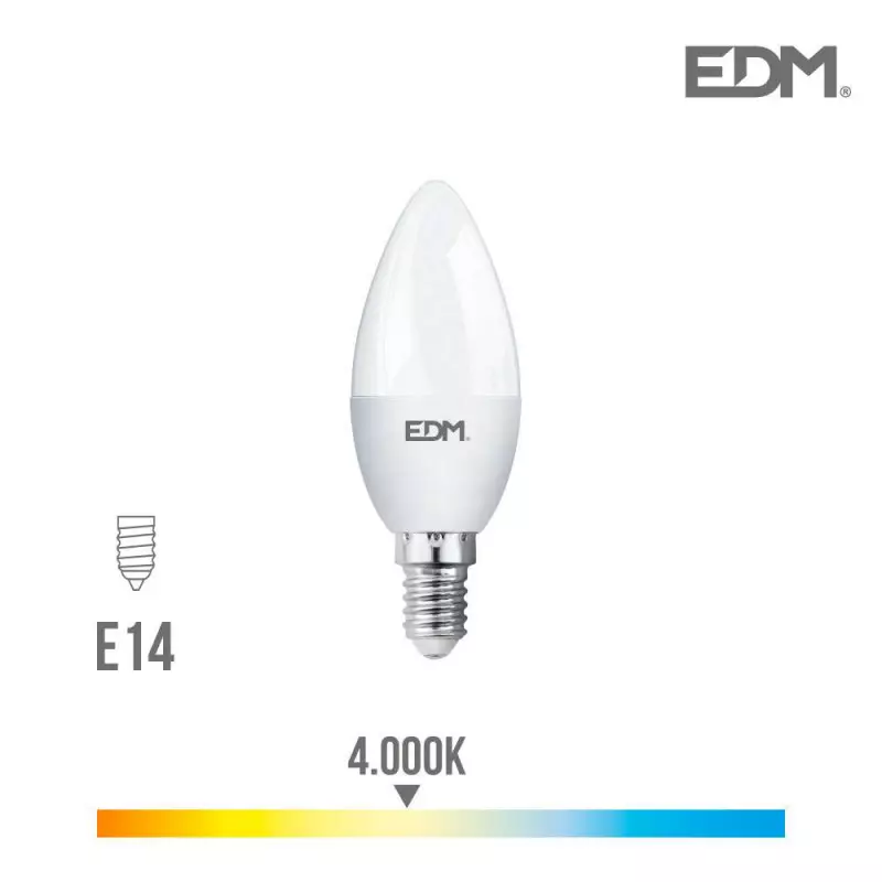 Ampoule LED E14 5W Bougie équivalent à 35W - Blanc Naturel 4000K