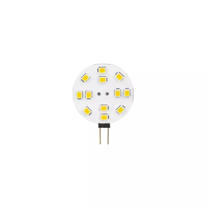 Ampoule LED SMD G4 2W 160lm 300° Ø20mmx33mm IP20 - Blanc Chaud 3000K