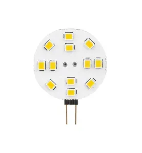 Ampoule LED SMD G4 2W 160lm 300° Ø20mmx33mm IP20 - Blanc Chaud 3000K