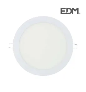 Downlight LED 20W rond ∅22,5cm Blanc - Blanc Naturel 4000K