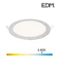 Downlight LED 20W rond ∅19,5cm Chromé - Blanc du Jour 6400K