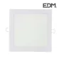 Downlight LED 20W carré 22cm Blanc - Blanc du Jour 6400K