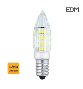 Ampoule LED E14 3W Bougie équivalent à 28W - Blanc Chaud 3200K