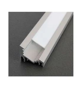 Profilé Angle 30/60° Aluminium Anodisé 1m pour Ruban LED 10mm