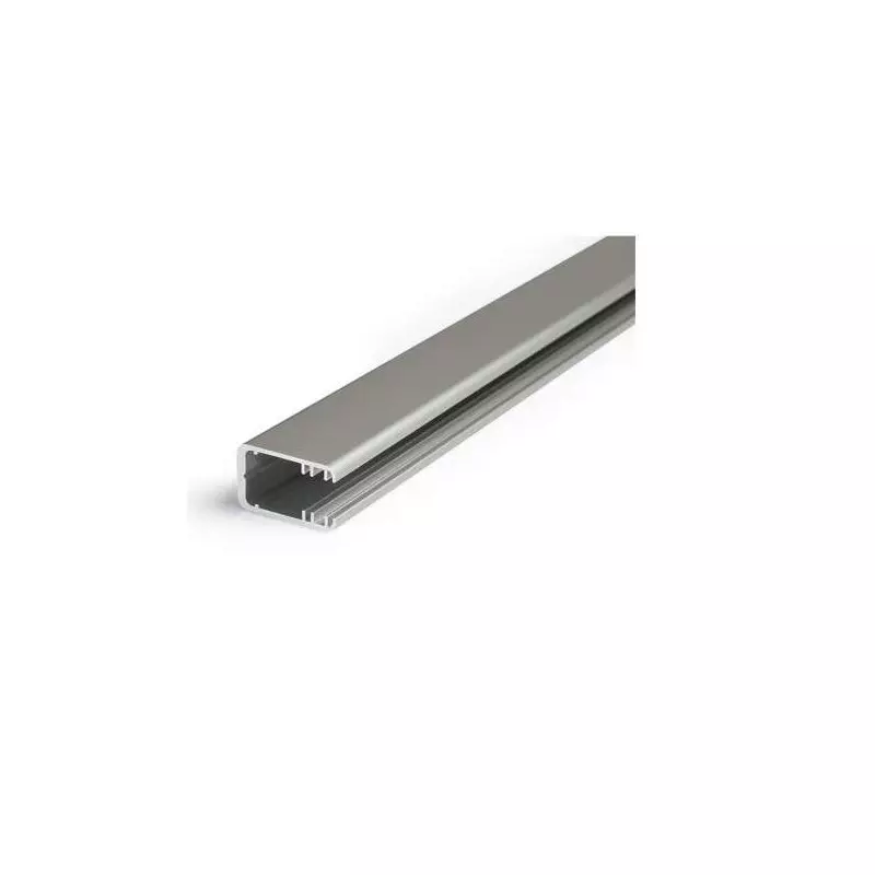 Profilé Glass Line Aluminium Anodisé 1m pour Ruban LED 14mm