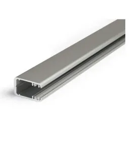 Profilé Glass Line Aluminium Anodisé 1m pour Ruban LED 14mm