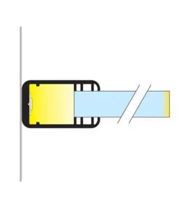 Profilé Glass Line Aluminium Anodisé 1m pour Ruban LED 14mm