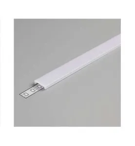 Diffuseur Clip Profilé 15,4mm Blanc 1m pour bandeaux LED