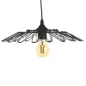 Suspension Luminaire Multiformes Noire E27 Diamètre 350mm avec Câble 1,1m réglable - Suspension d'éclairage intérieur