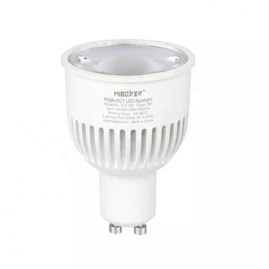 Ampoule connectée LED E27 9W 806Lm RGB Dimmable - compatible avec Alexa ou Google  Home - garantie 2 ans