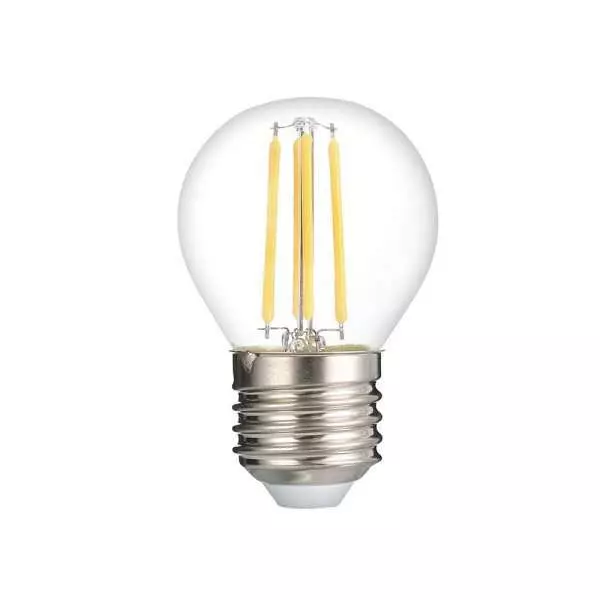 Ampoule LED G45 Filament 4W Golden Glass Dimmable E27 Blanc Très Chaud 2500K