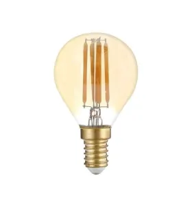 Ampoule LED G45 Filament 4W Golden Glass Dimmable E14 Blanc Très Chaud 2500K