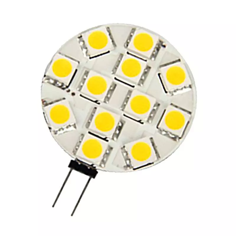 Ampoule LED G4 2,4W Ronde lumière 20W - Blanc Chaud 2700K