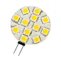 Ampoule LED G4 2,4W Ronde lumière 20W - Blanc Chaud 2700K