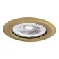 Support Spot Encastrable Rond ARGUS Laiton Mat