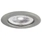 Support Spot Encastrable Rond ARGUS Chrome Mat