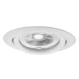 Support Spot Encastrable Rond Orientable 15° ARGUS Blanc