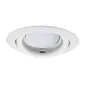 Support Spot Encastrable Rond Orientable 15° ARGUS Blanc