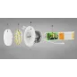 Plafonnier LED 6W - LED blanc chaud + blanc froid Dimmable