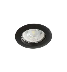 Support Spot Encastrable Rond VIDI Noir Mat