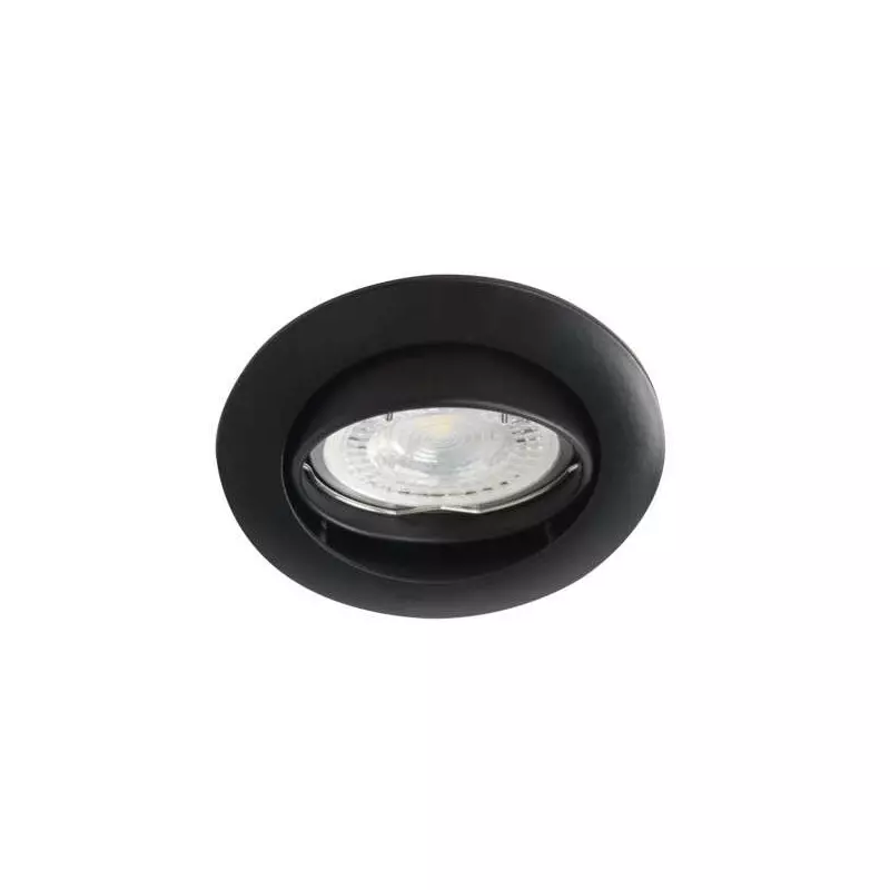 Support Spot Encastrable Rond Orientable VIDI Noir