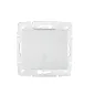 Bouton Poussoir Encastrable pour Sonnette LOGI Blanc