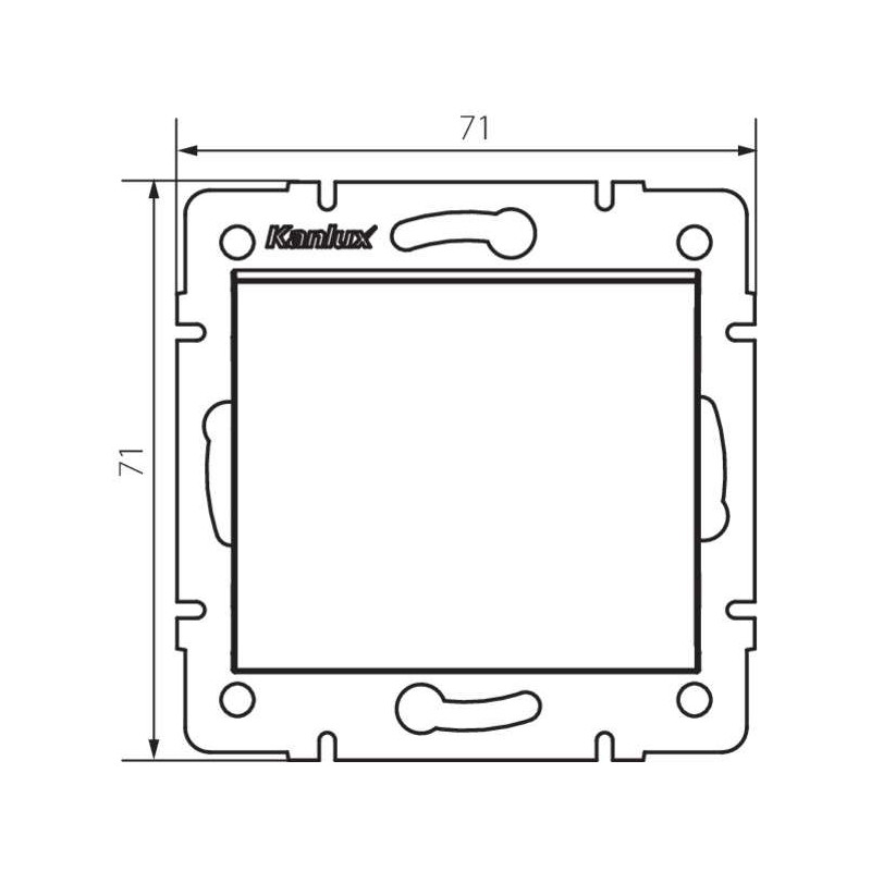 Permutateur Encastrable Logi Argent