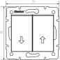 Interrupteur pour Store LOGI Graphite