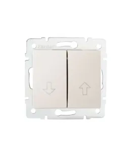 Bouton Poussoir pour Store LOGI Crème