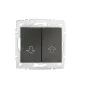 Bouton Poussoir pour Store LOGI Graphite