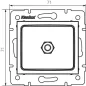 Prise Équipotentielle Encastrable LOGI Graphite