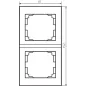 Cadre Double Vertical LOGI Blanc