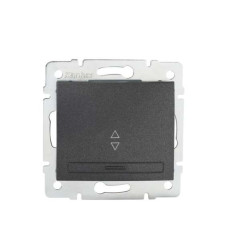 Interrupteur Encastrable Va-et-Vient Simple DOMO Graphite