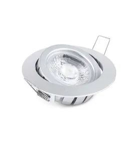 Spot encastrable 10W LED CREE équivalent 80W Blanc Neutre (4100K) Gris