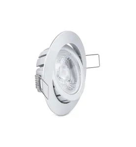 Spot encastrable 10W LED CREE équivalent 80W Blanc Neutre (4100K) Gris