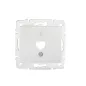 Adaptateur Réseau Ethernet RJ45 Encastrable DOMO Blanc