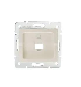 Adaptateur Réseau Ethernet RJ45 Encastrable LOGI Crème