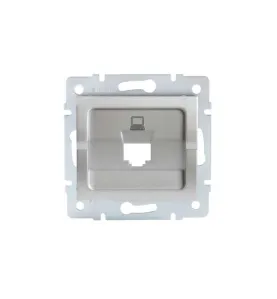 Adaptateur Réseau Ethernet RJ45 Encastrable LOGI Argent