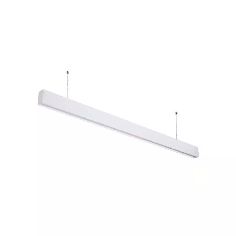 Réglette LED Fine Blanche Suspendue 40W Linkable 1200mm Blanc Naturel 4000K