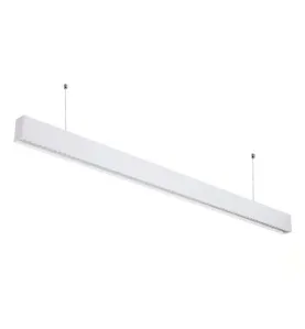 Réglette LED Fine Blanche Suspendue 40W Linkable 1200mm Blanc Naturel 4000K